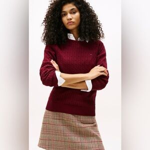 Tommy Hilfiger Women's Long Sleeve Cable Knit Sweater NWT